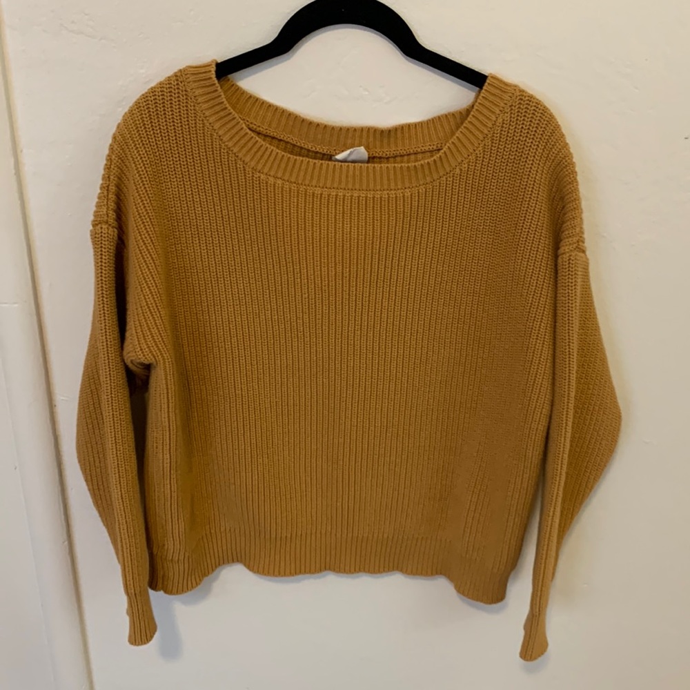 Orange/tan Sweater